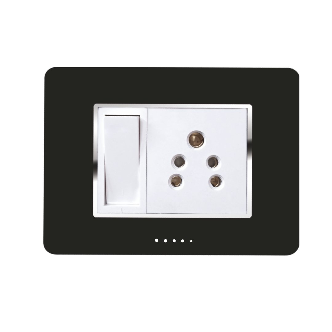 NCO Chrome Border Black Background